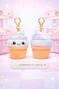 Dream Swirl Cone | Common Plush Keychain