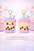 Pastel Boba Pop | Common Plush Keychain