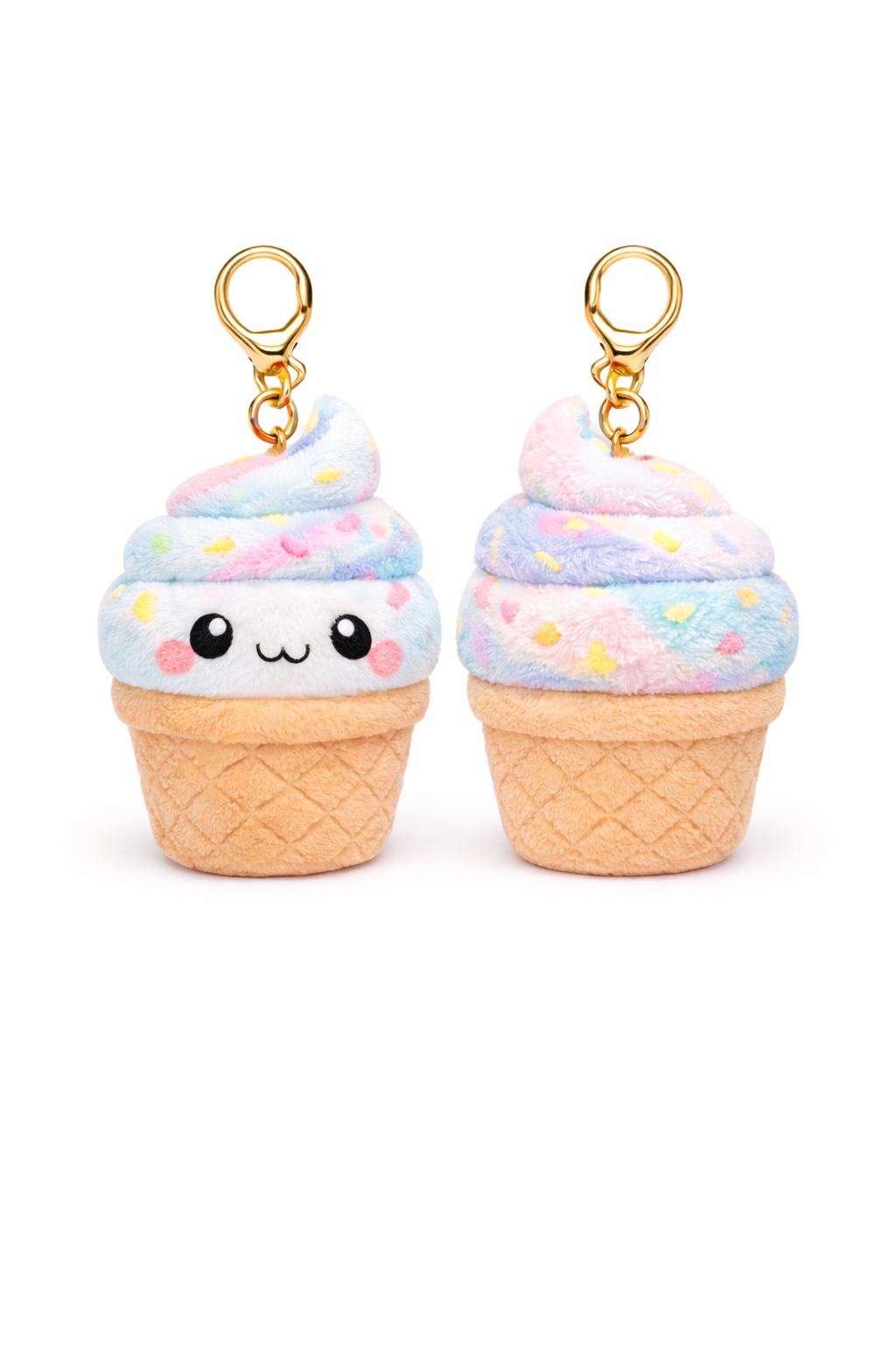 Dream Swirl Cone | Common Plush Keychain