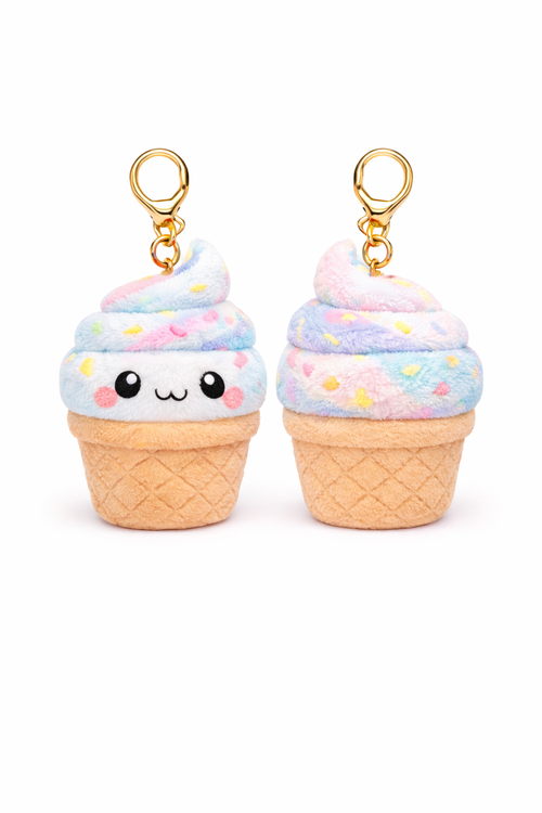 Dream Swirl Cone | Common Plush Keychain