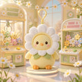 Dazzle Daisy Kawaii Flower Plush Keychain | Spring Collectible Charm